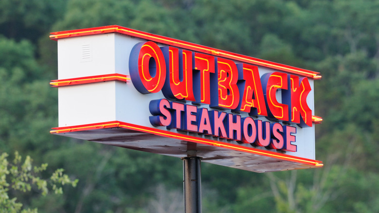 Outback Steakhouse exterior sign