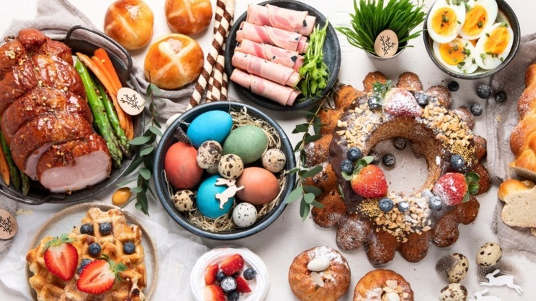 Easter celebration food