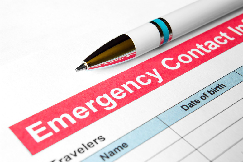 Emergency Contact Card