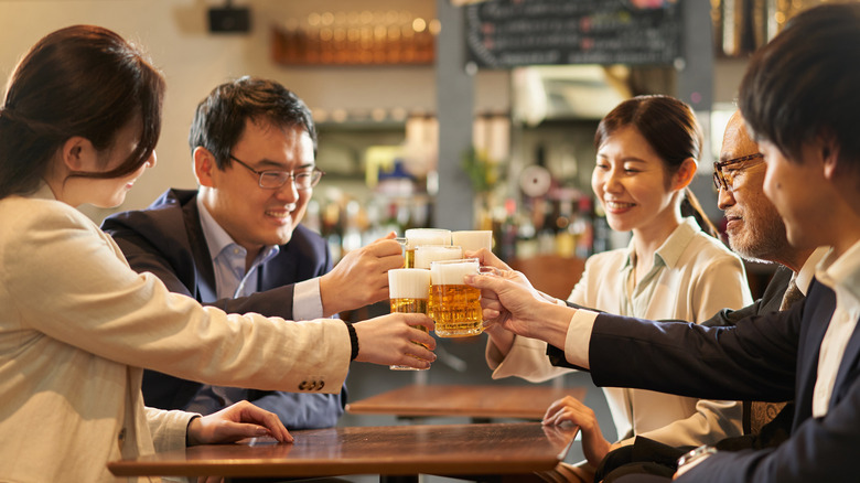 Raising a toast