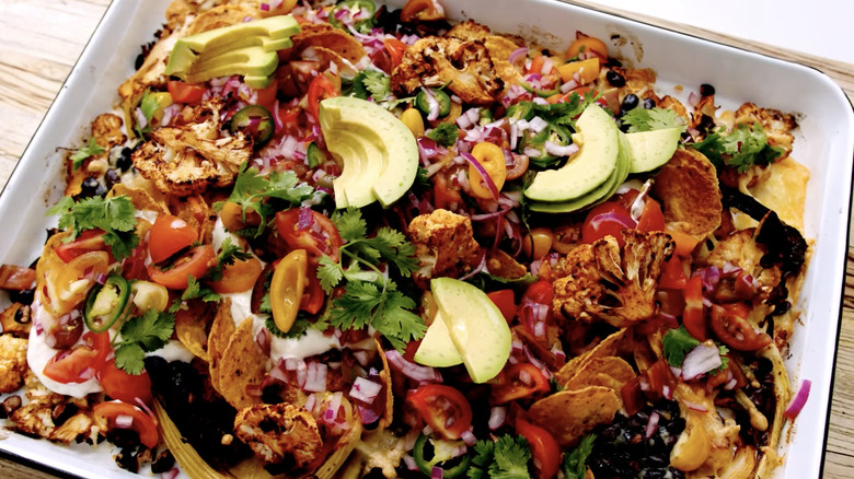 Cauliflower nachos