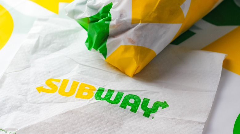 Subway napkin