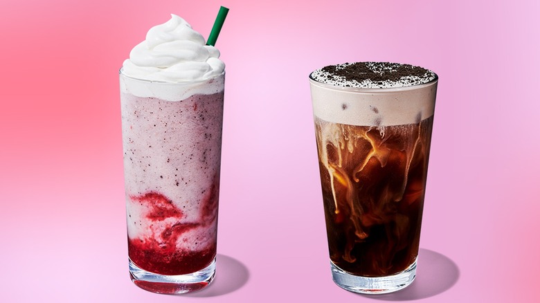 Valentine's Day drinks at Starbucks