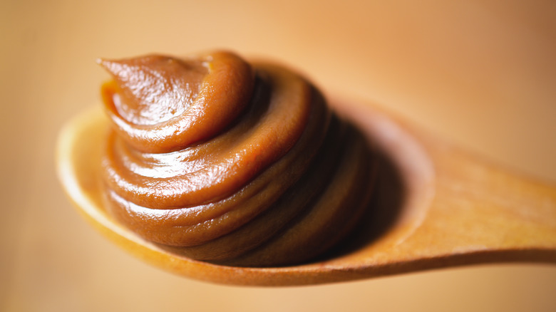 Spoonful of dulce de leche