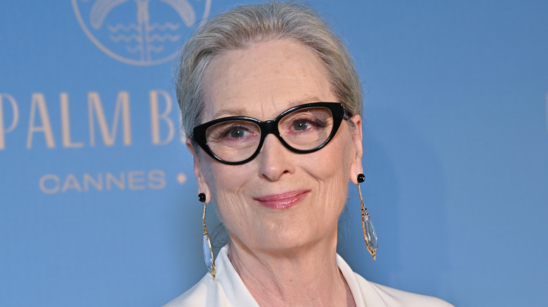 Meryl Streep poses for event
