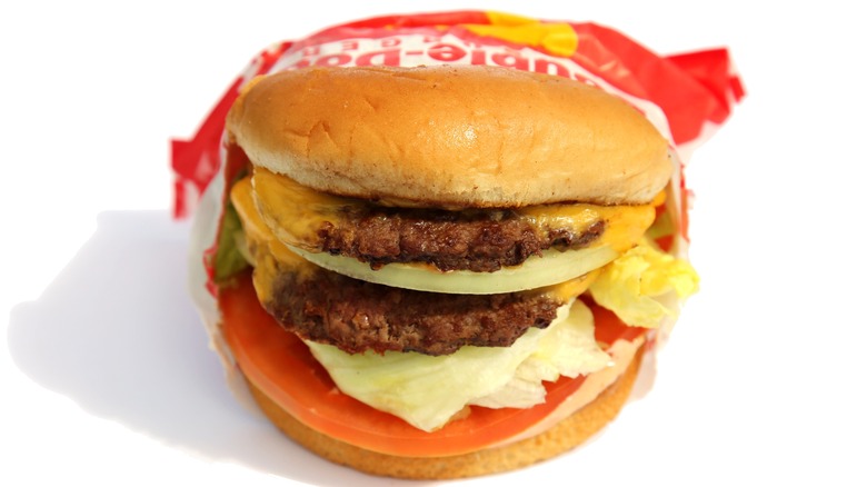 beef patties filling In-N-Out burger